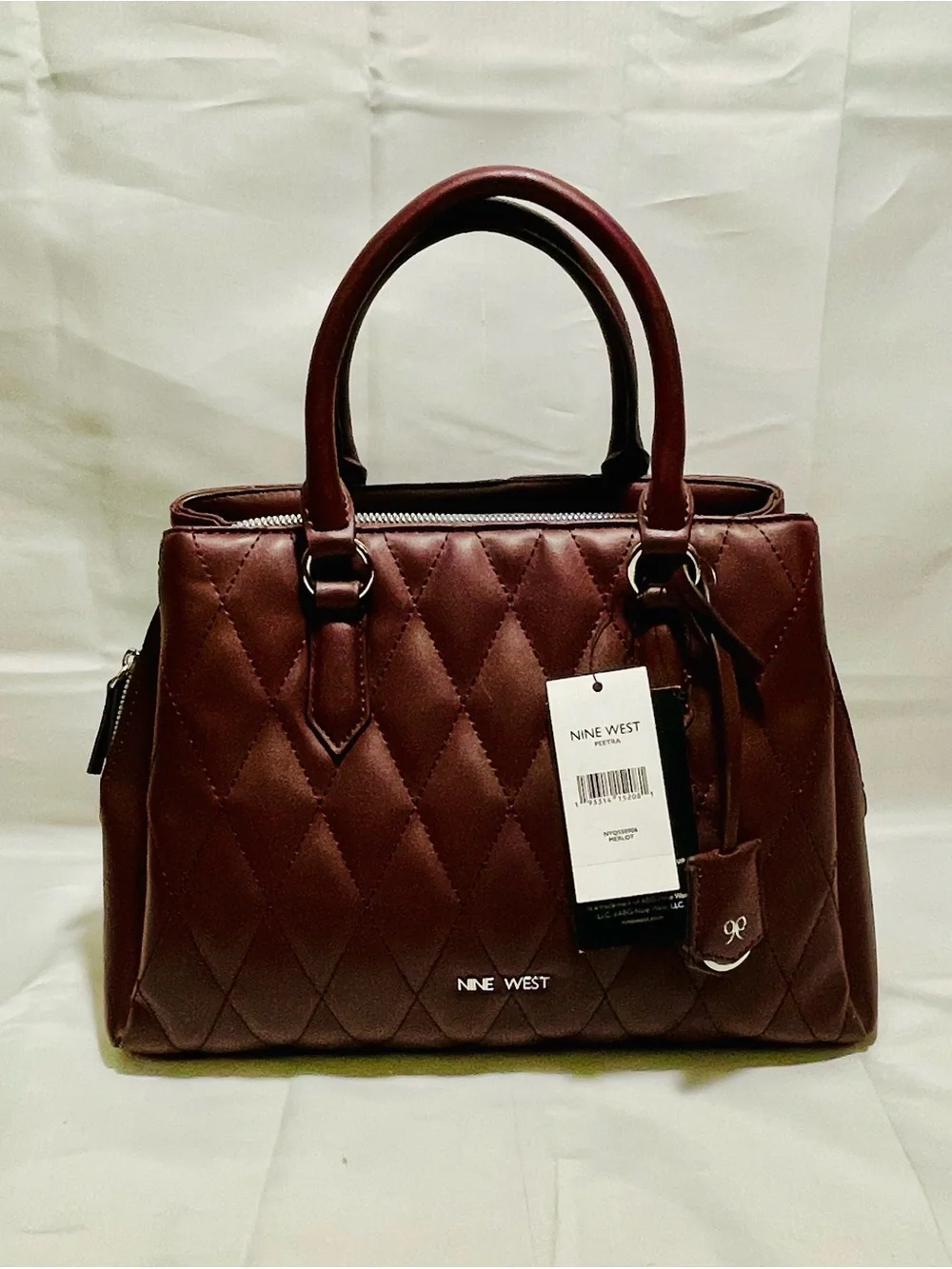 Nine West Peetra Quilted Satchel/Crossbody, NWT